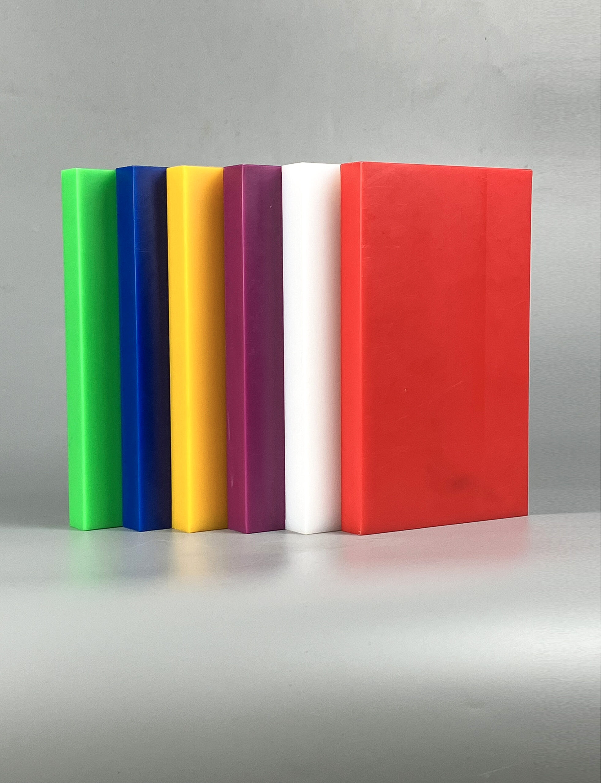 Custom engineering plastic sheet colors