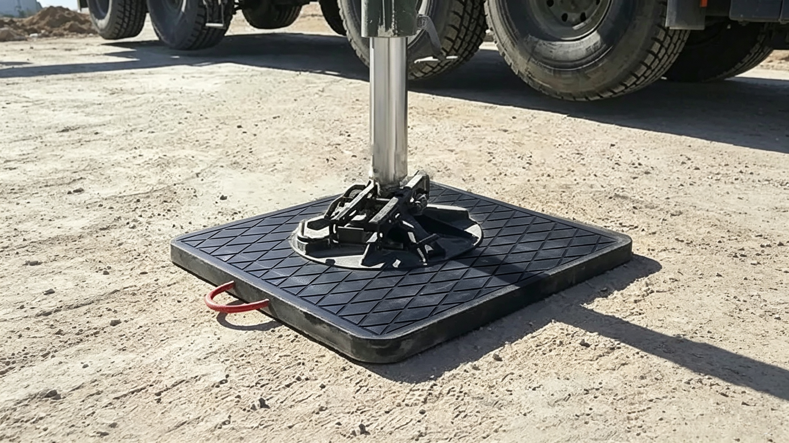 UHMWPE crane outrigger pads