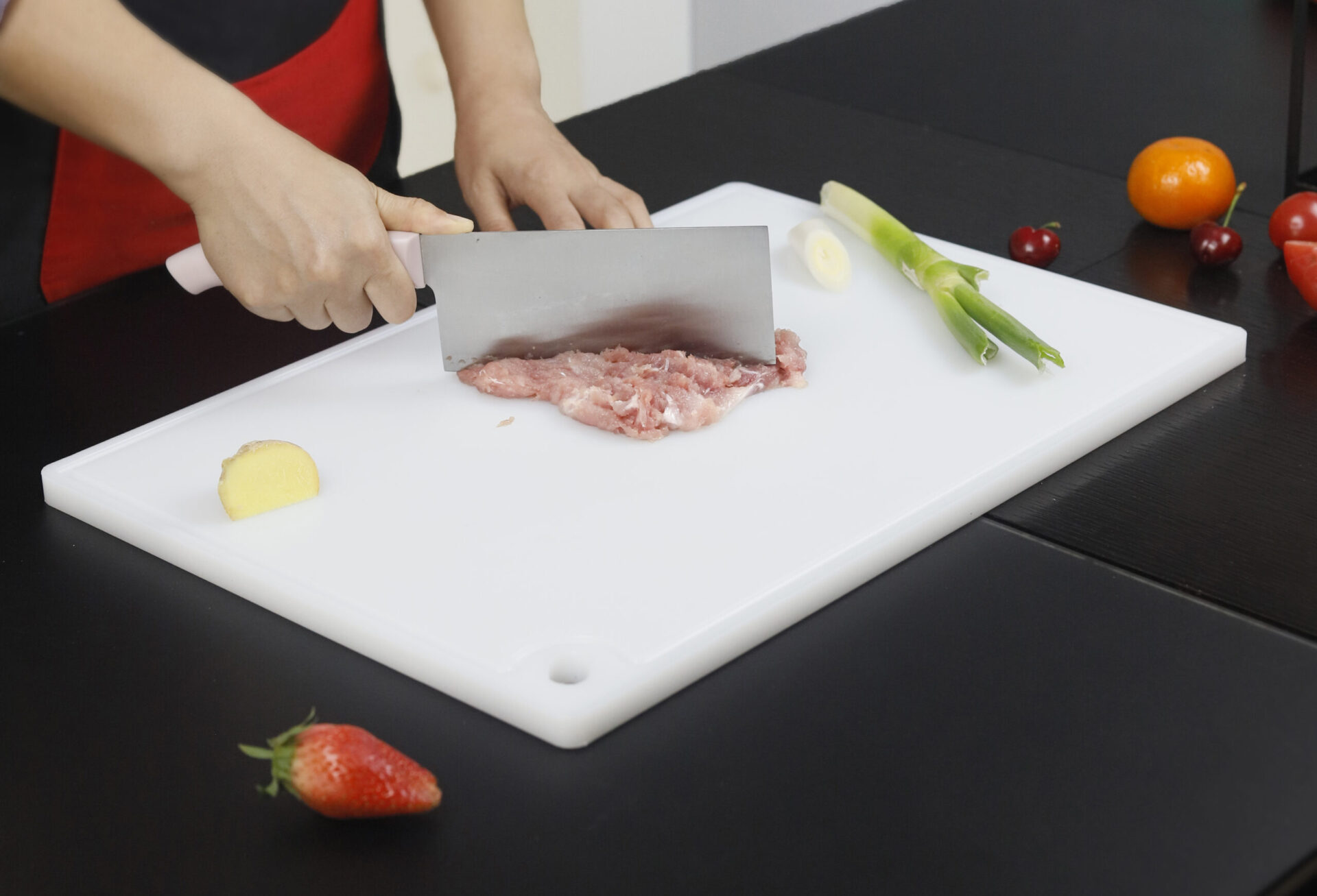 Industrial plastic cutting boards