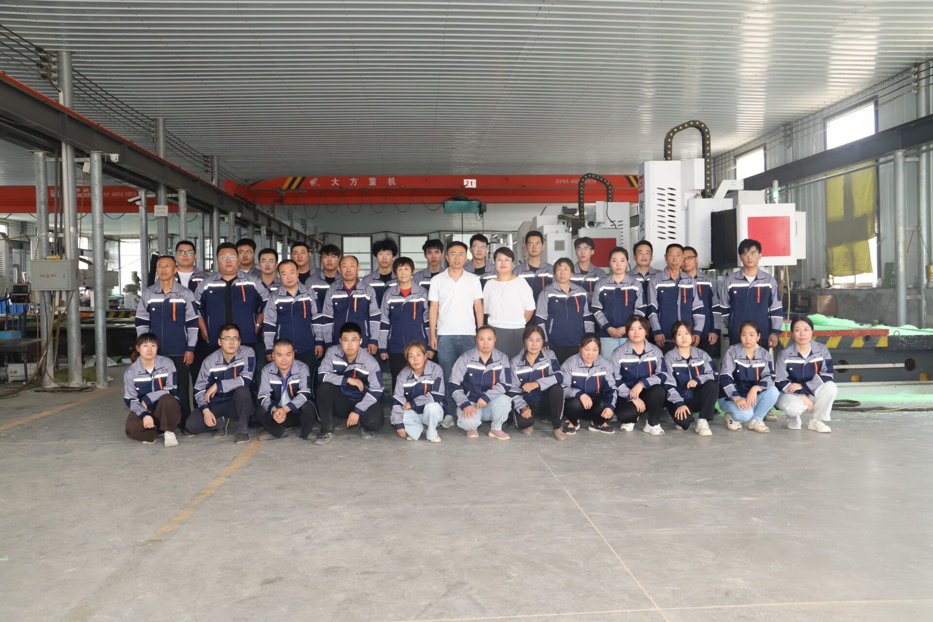 Jincheng Plastic production team at the factory