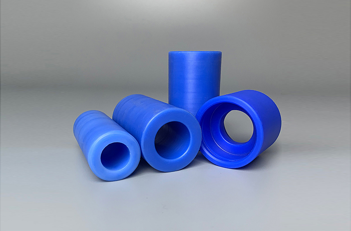 Machined nylon sleeve and bushing