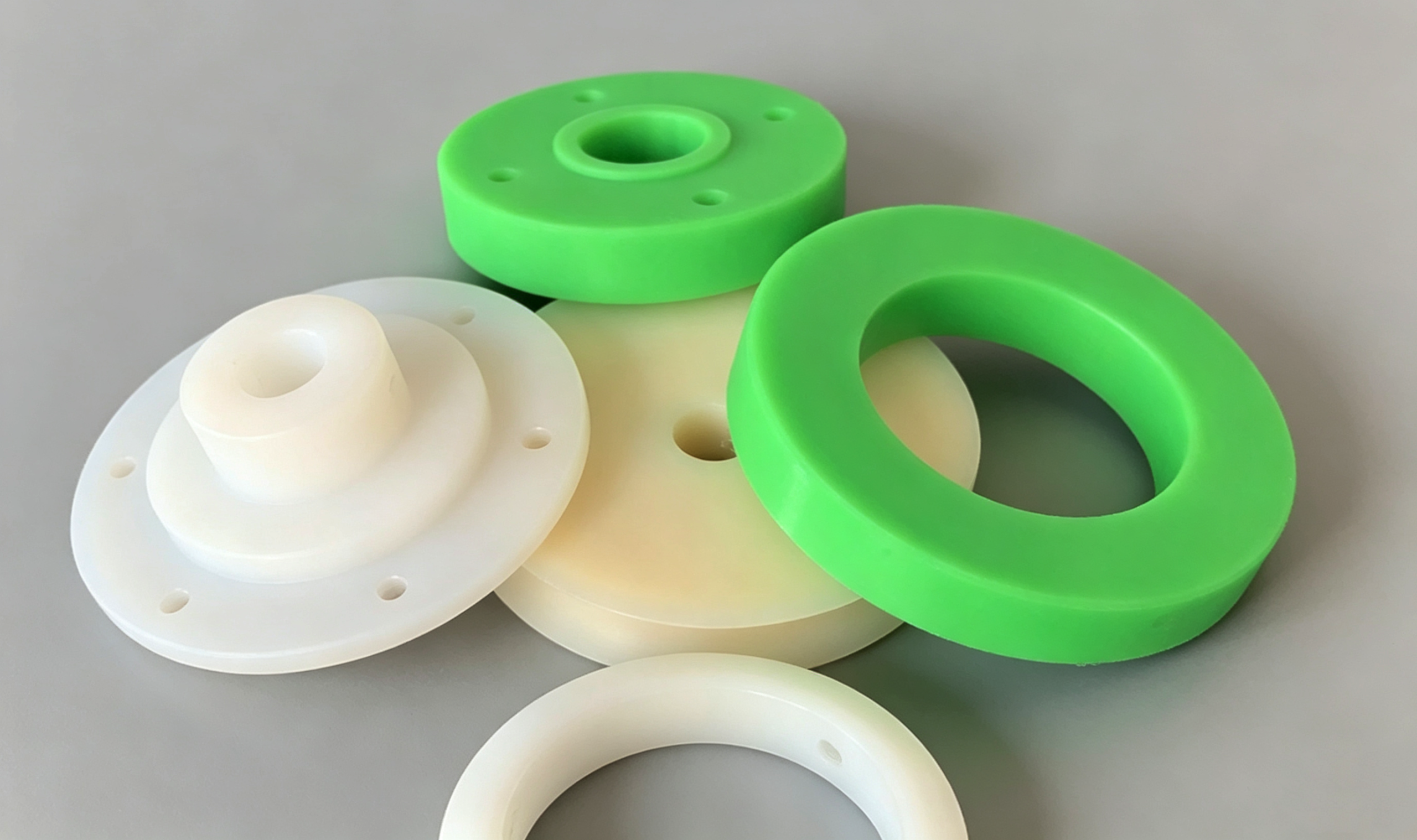 Custom plastic washers and spacers