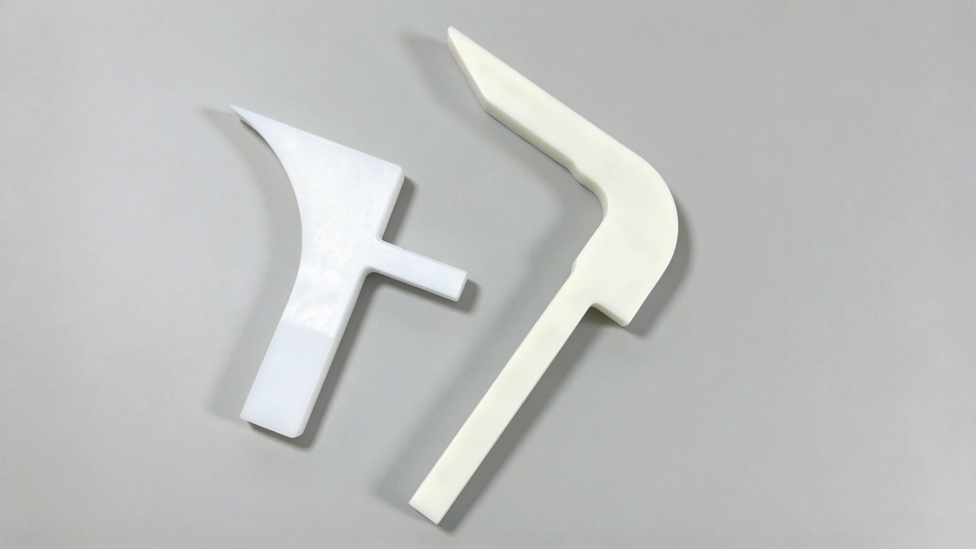 Engineering plastic robot gripper components