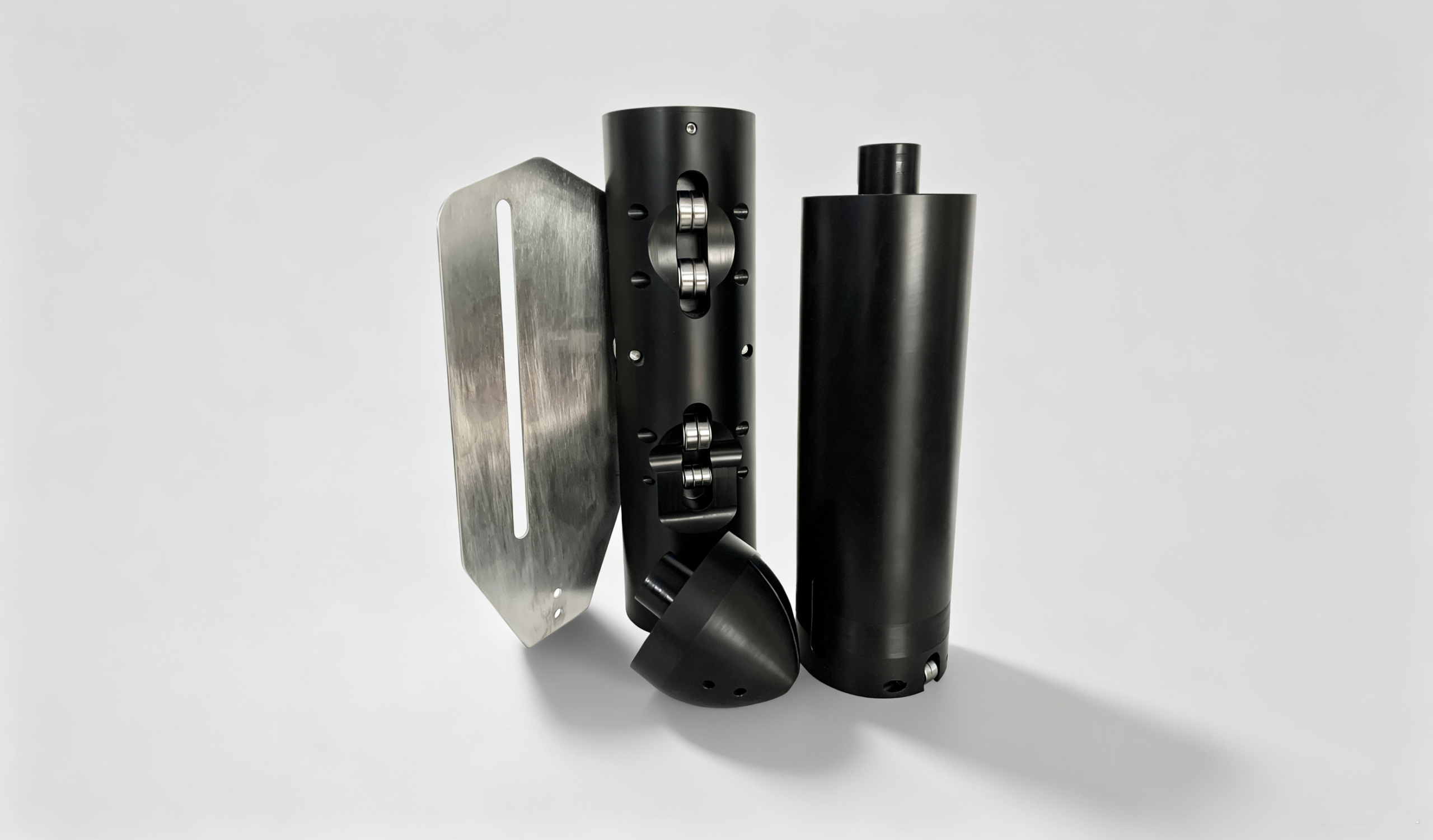 Guide post for sleeve labeling machine
