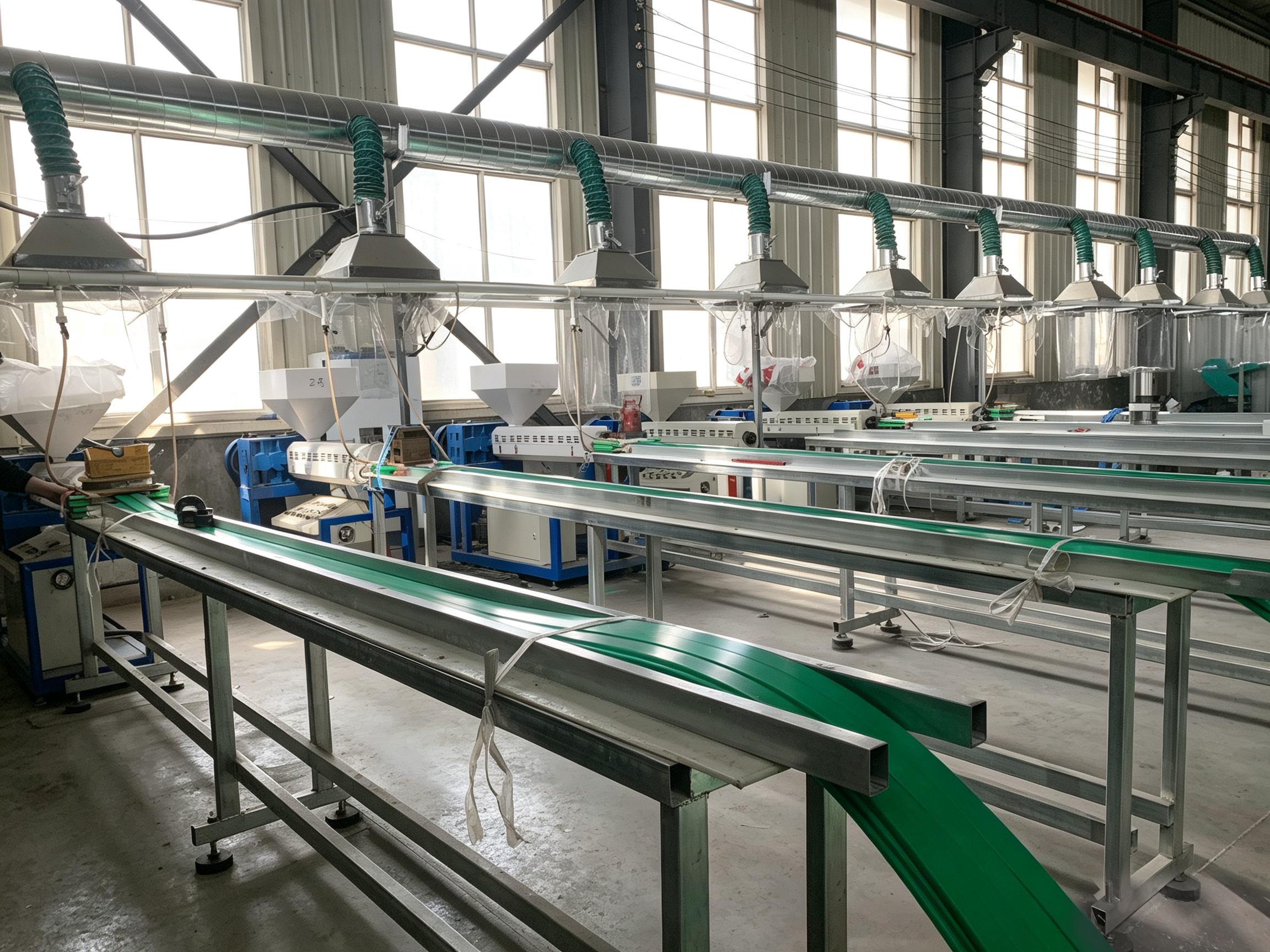 Engineering plastic profile extrusion production